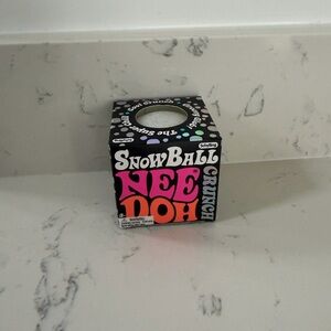 NeeDoh SnowBall Crunch Stress Ball - Squidhy